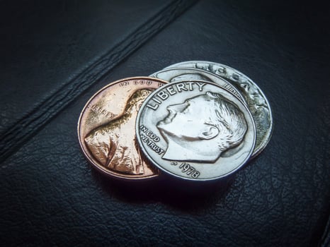 US COIN MONEY, CURRENCY, CONCEPT, BUSINESS photo
