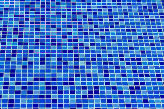 ceramic tile mosaic in swimming pool - seamless texture photo