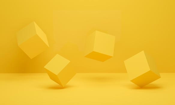 Abstract background minimal scene geometric platform pedestal. 3D rendering. photo