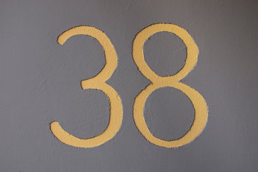 house number 38 photo