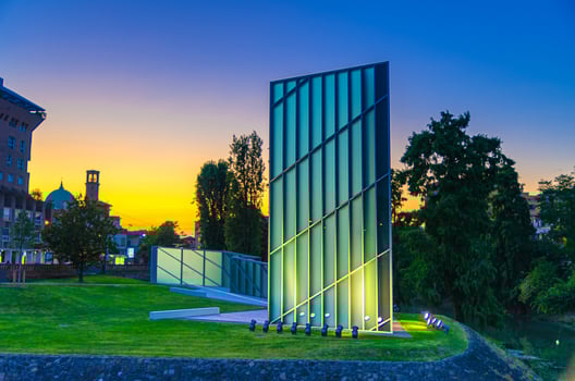 Padua, Italy, September 12, 2019 The Memoria e Luce is a memorial for victims in Padova photo