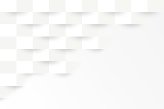 Abstract white geometric background. For design or advertising. 3D illustration pattern. photo