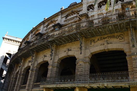 antique stadium in mallorca photo
