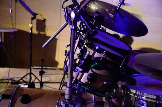 drums on stage photo