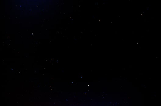 starry sky in dark night photo