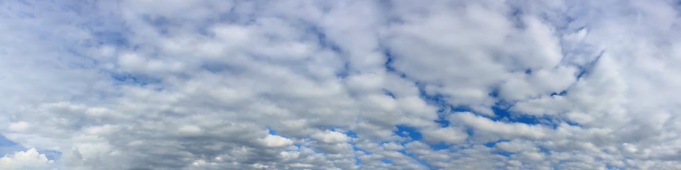 Dramatic panorama sky with storm cloud on a cloudy day. photo