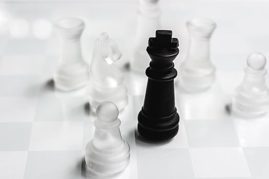 chess figure Chess pieces Symbol of competition photo