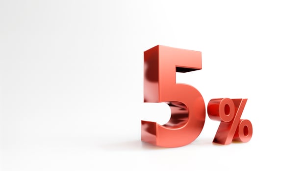 Red price promotion symbol , 3D render photo