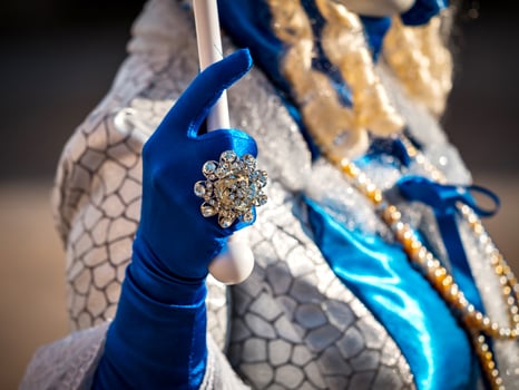 Venetian Carnival in Rosheim, Alsace, France. photo