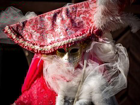 Venetian Carnival in Rosheim, Alsace, France. photo