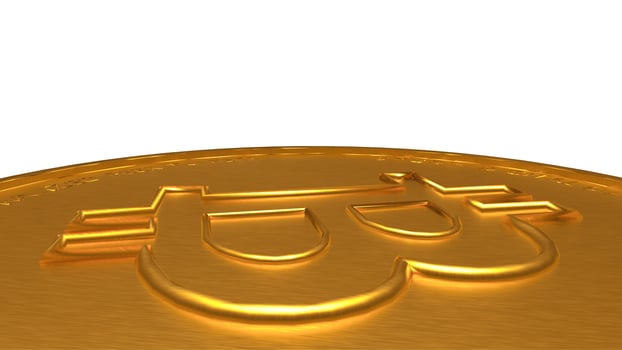 bitcoin gold wallpaper background texture 3d illustration render photo