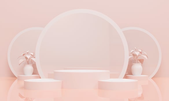 pedestal or podium and a showcase photo