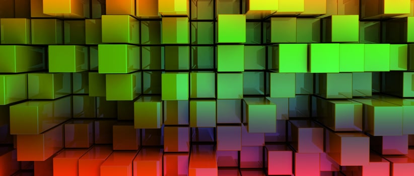 Colorful Towers - Letterbox format photo