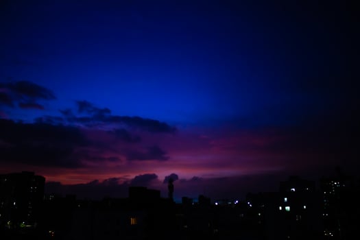 sky with light photo