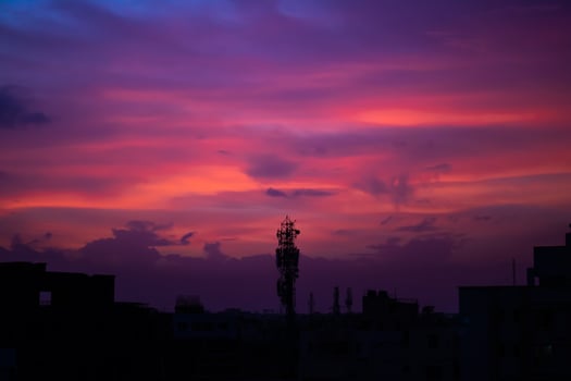 sky with light photo
