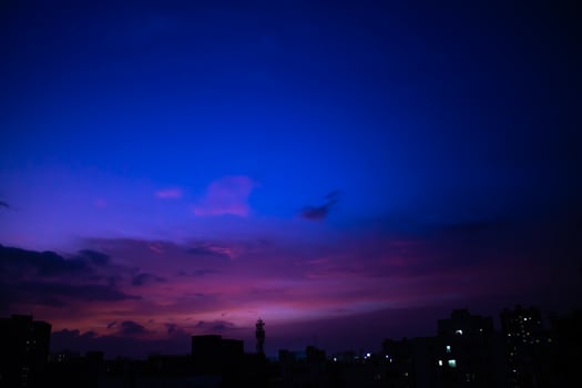 sky with light photo