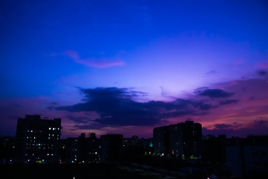 sky with light photo