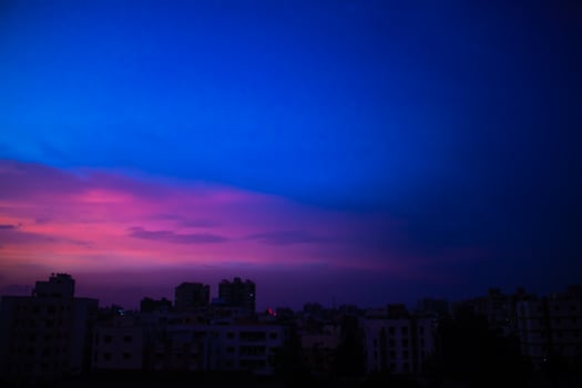 sky with light photo
