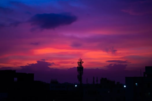 sky with light photo