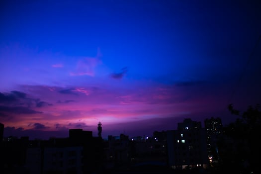 sky with light photo