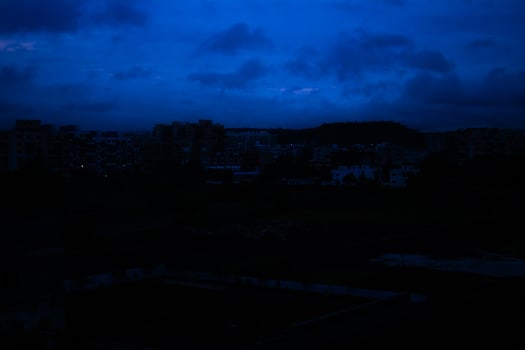sky with light photo