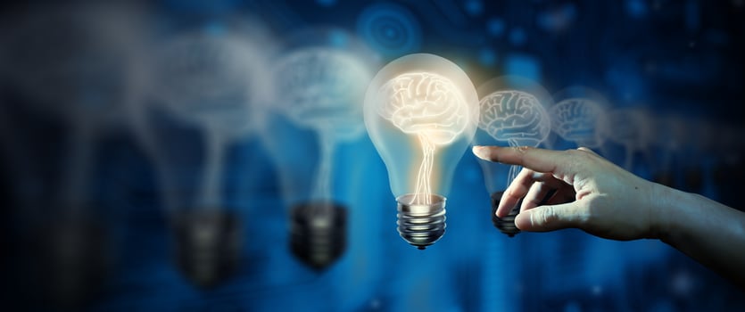 Creative and Innovation inspiration and Business Bright idea. photo