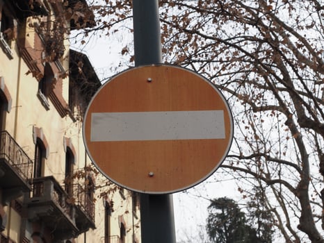 no entry sign photo