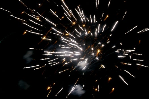 Fire Crackers in Wedding photo
