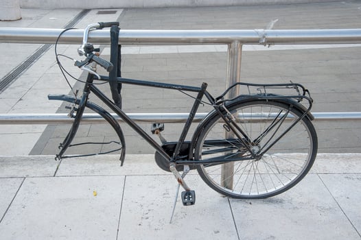 Theft of bicycle photo