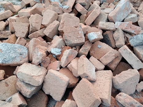Pile Of Bricks Background photo