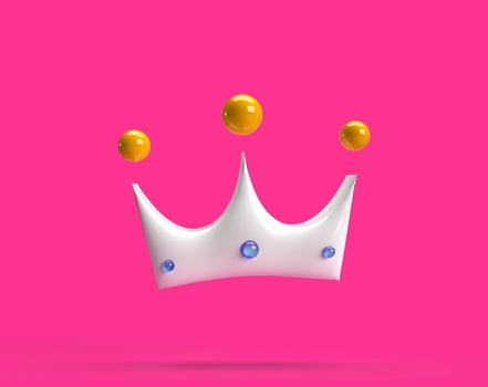 3d render crown photo