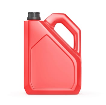Bottle of car maintenance products on a white background. Oil, detergents and lubricants. 3d illustration photo