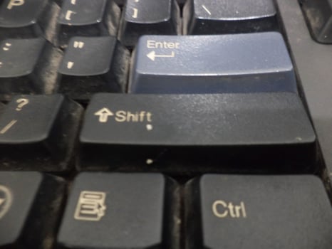 old dusty keyboard photo