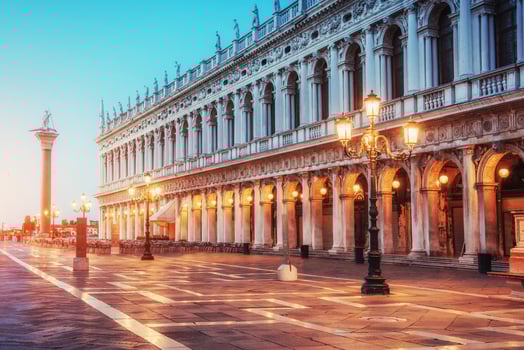 St Mark's Square and Campanile bell photo