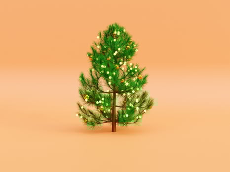 Christmas gift box product podium background photo
