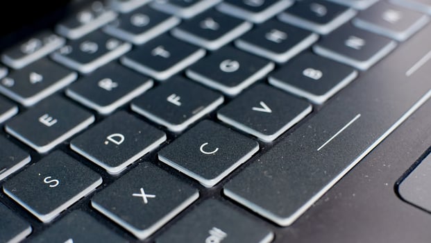 close up of Computer Keyboard for background. technology and business concept photo
