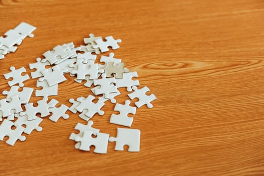 My arms and jigsaw photo