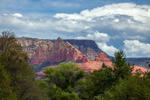 Mountains surrounding Sedona photo