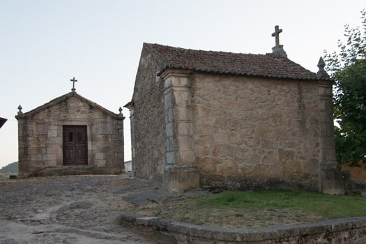 Calvary chapel made of stone in Belmonte, Portugal. photo