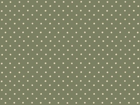 Polka dots on green background. photo
