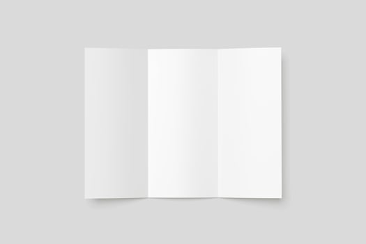 A4 TRIFOLD BROCHURE BLANK MOCKUPS photo