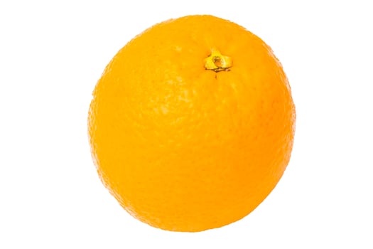 Orange fruit on white background photo
