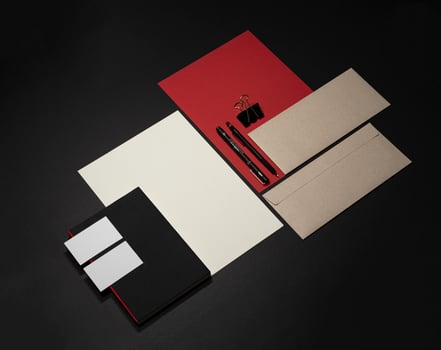 Branding mockup letterhead businesscard notepad envelope photo