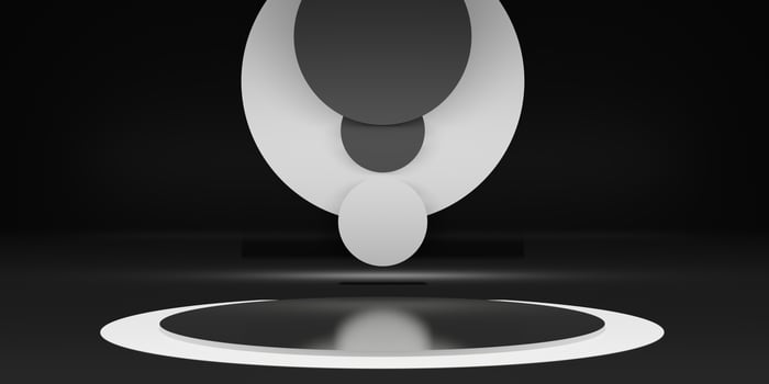dark studio scene podium stage style zen minimalist scene concept 3d illustration photo