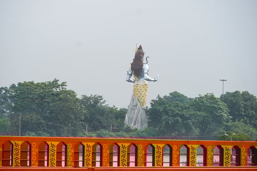God shiva statue Rishikesh Haridwar, Har Ki Pairi Ghat photo