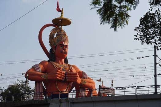 Hanuman temple near Karol Bagh Delhi photo