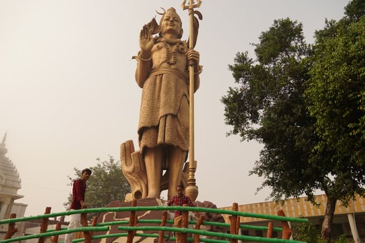 Lord Shiva, Magnificent and tall statue of Mahadev photo