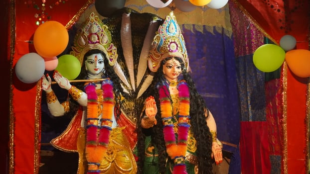 statue of shree krishna photo