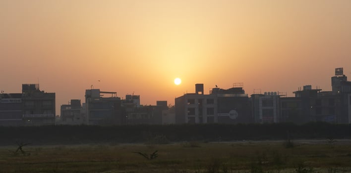 morning time sun effect image photo