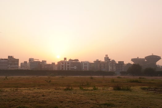 morning time sun effect image photo